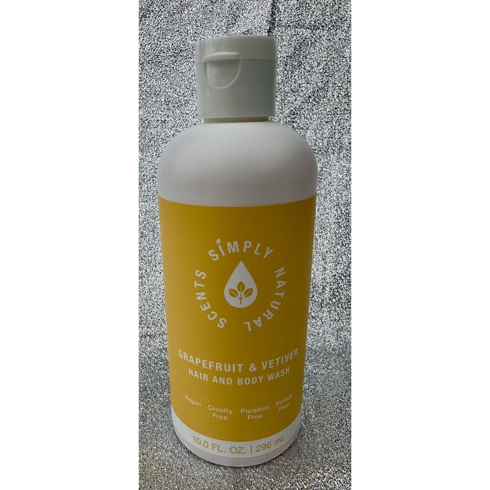 Simply Natural Scents Vegan Grapefruit & Vetiver Hair & Body Wash Organic